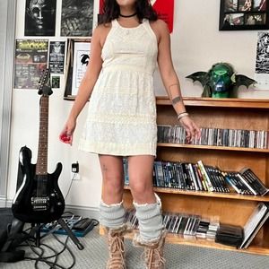 Y2k lace fairycore dress